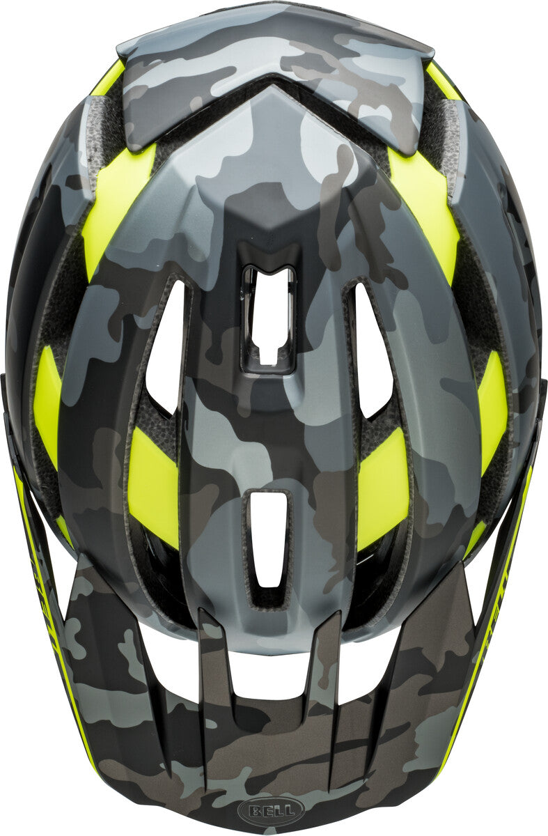 Super Air Spherical Fahrradhelm - matte camo/hi-viz