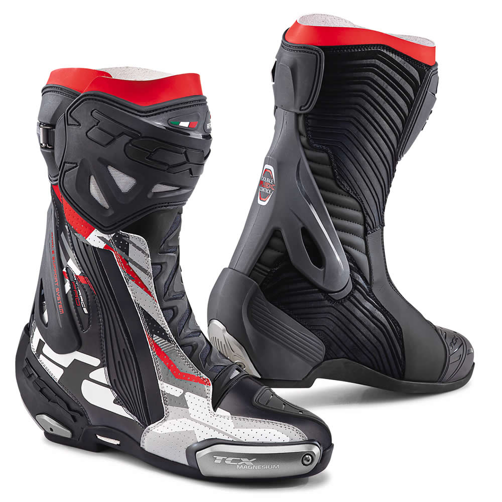 Stiefel RT-RACE PRO AIR 2021 - schwarz-grau-rot