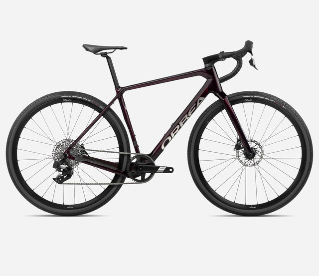 TERRA M41eTEAM 1X - Wine Red Carbon View