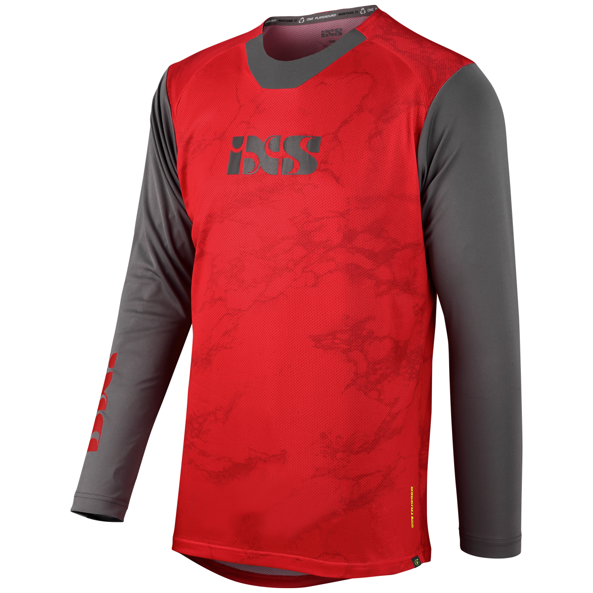 Trigger X Air Trikot langärmlig - Rot/Grau iXS
