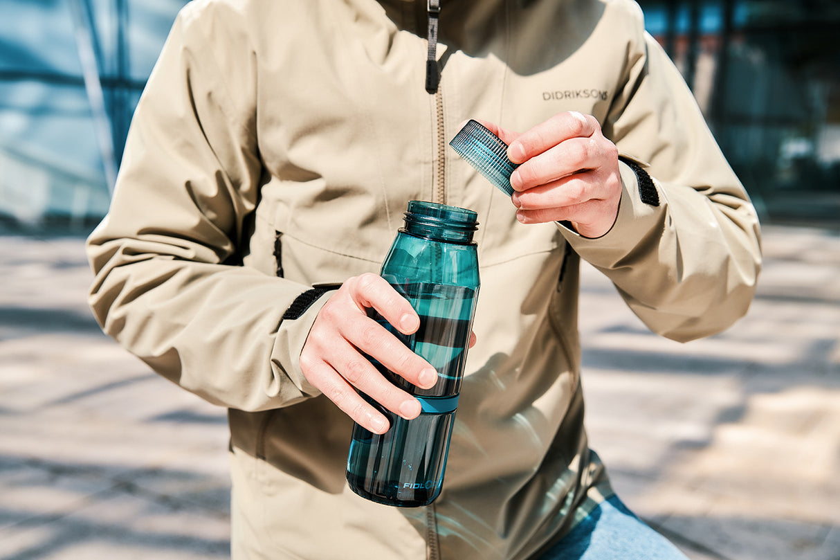 TWIST SET + bottle 700 life - clear dark blue