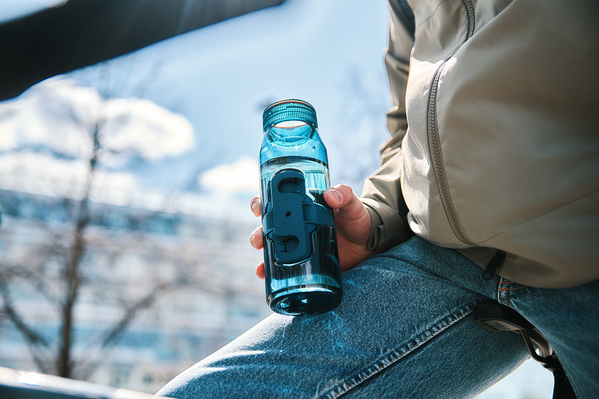 TWIST SET + bottle 700 life - clear dark blue