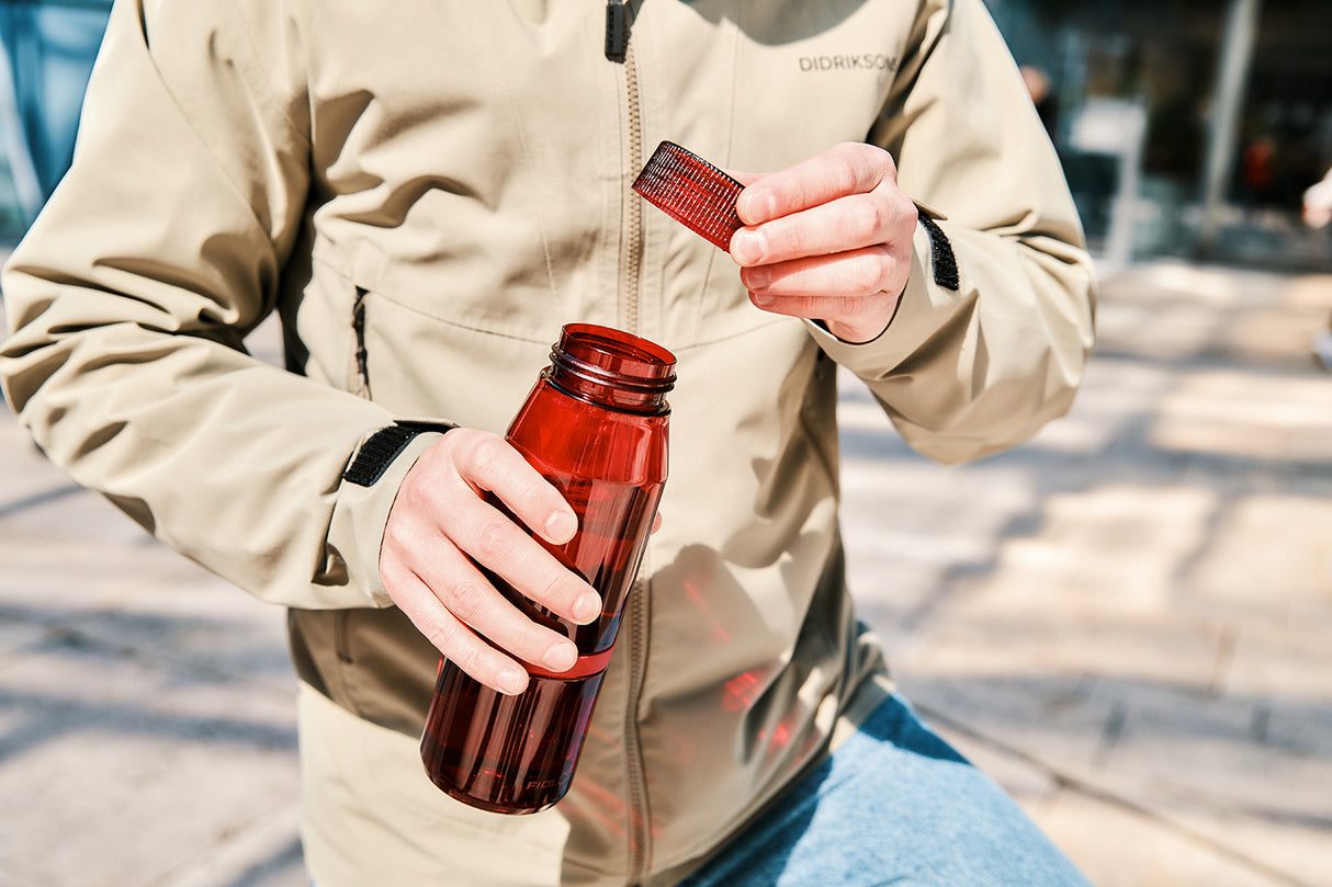 TWIST SET + bottle 700 life - clear dark red