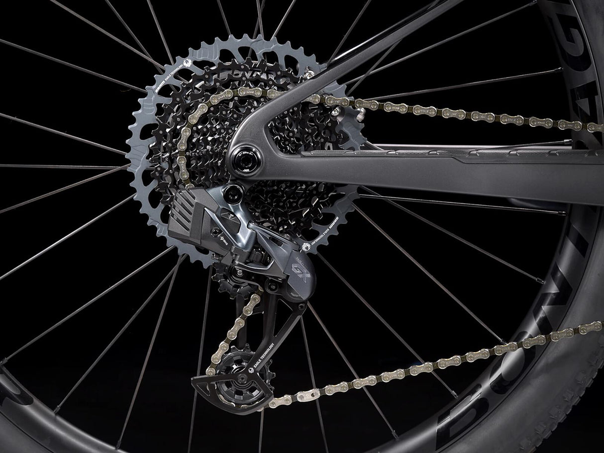 Supercaliber 9.8 GX AXS Matte Raw Carbon/Gloss Trek Black