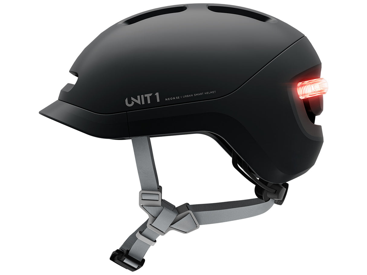 NEON SE Smart Helmet - Charcoal Black