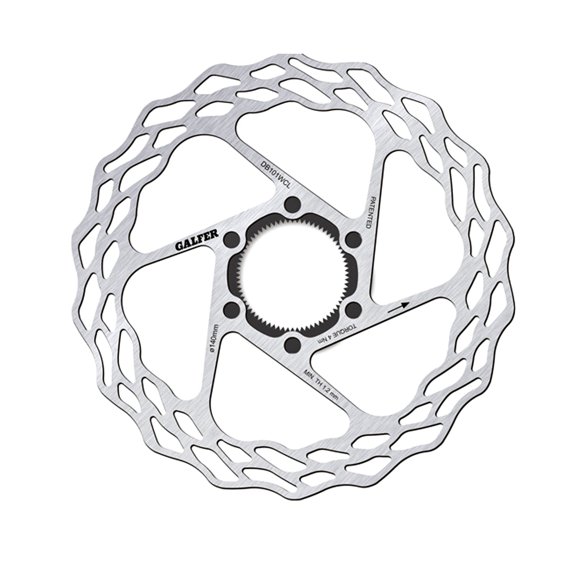 Wave Fixed Road Centerlock Bremsscheibe