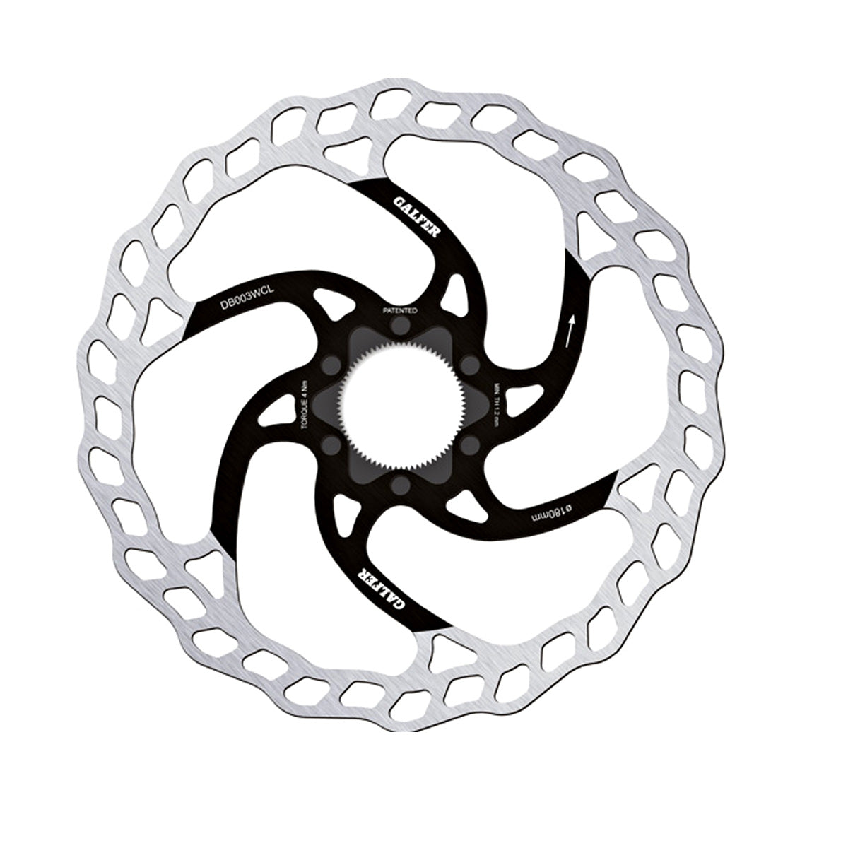 Wave Fixed MTB Centerlock Bremsscheibe 1,8 mm