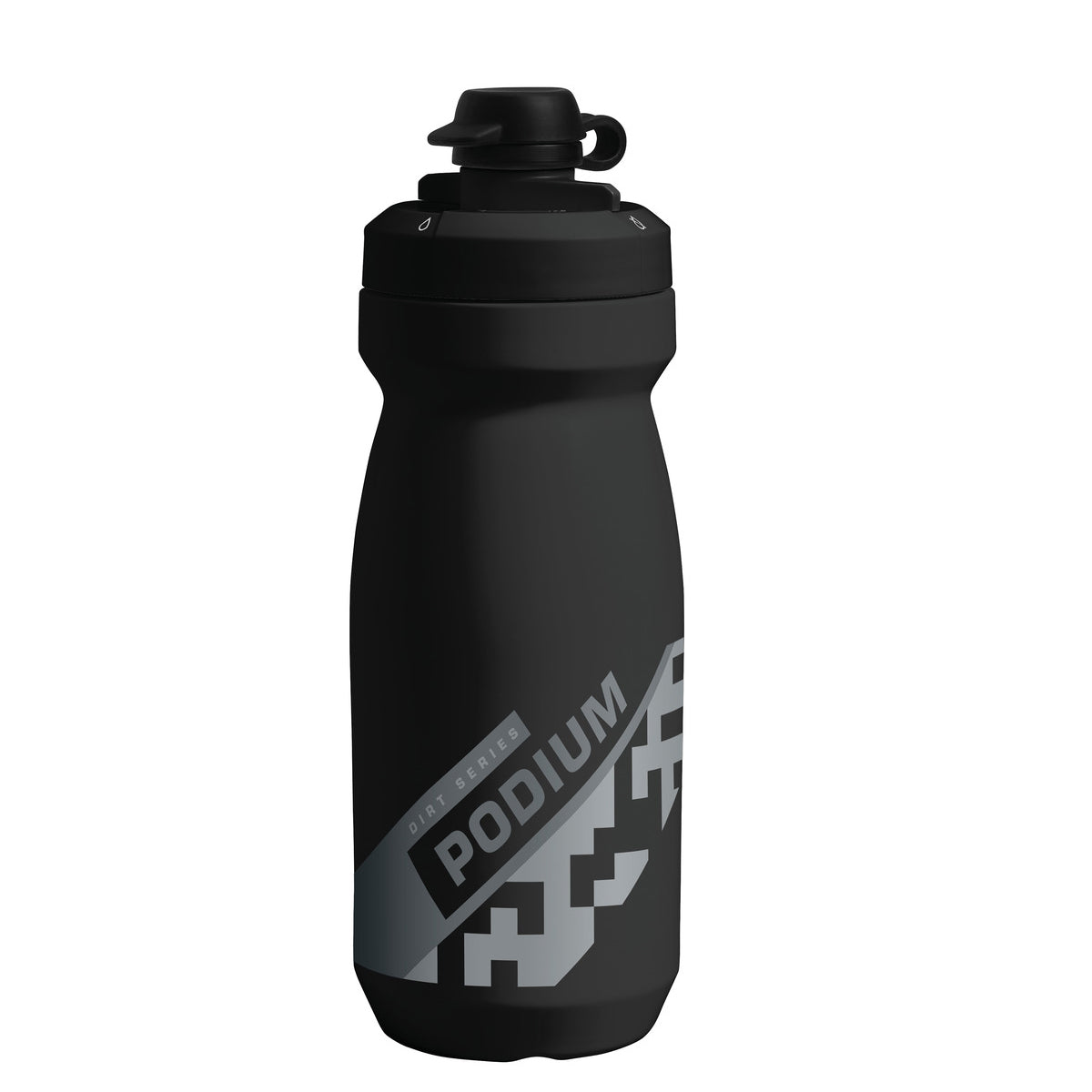 Podium Dirt Series Trinkflasche 620ml - Schwarz