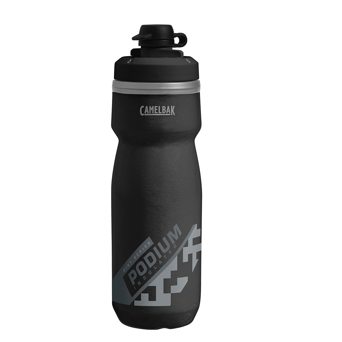 Podium Dirt Series Chill Trinkflasche 620ml - Schwarz