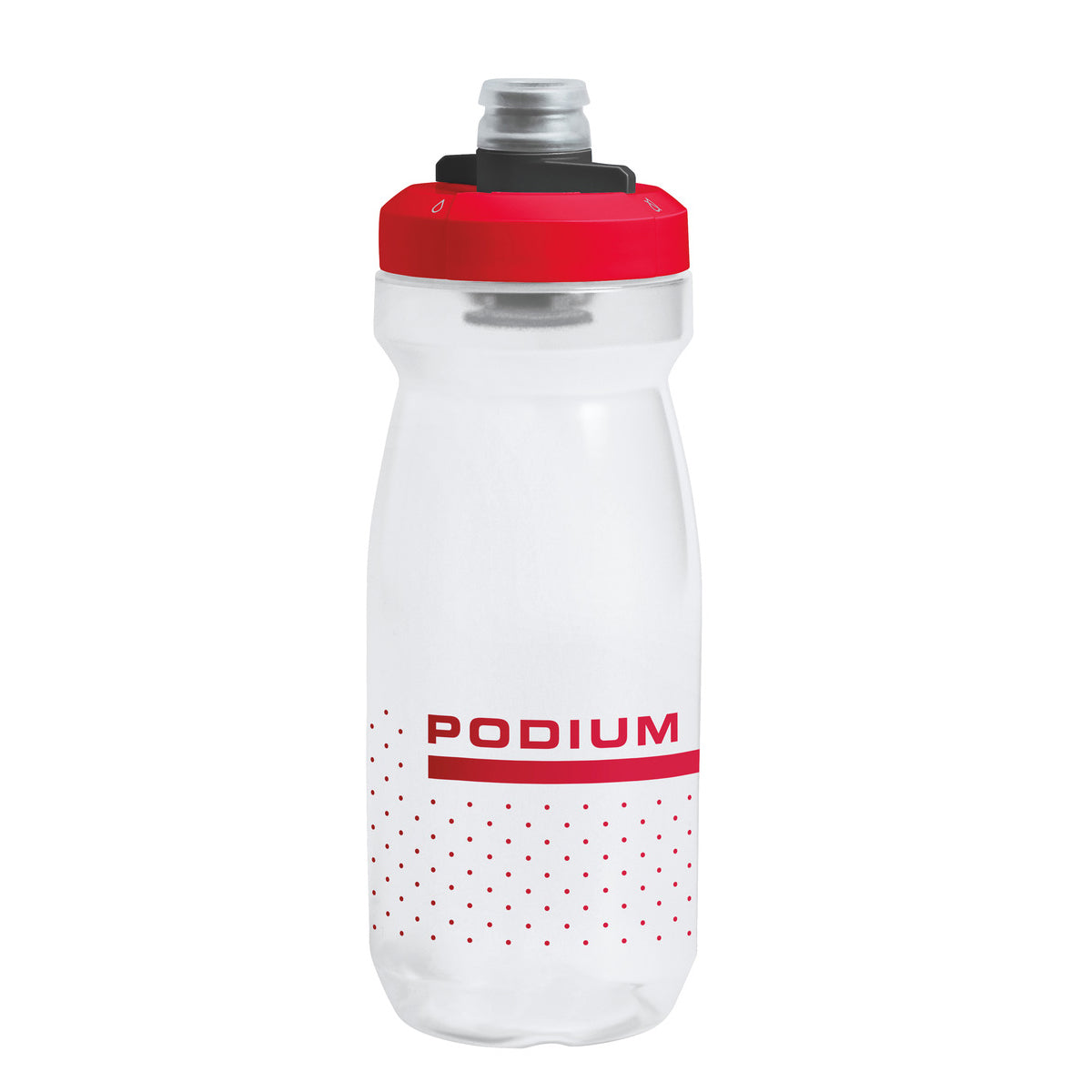 Podium Trinkflasche 620 ml - Transparent / Rot