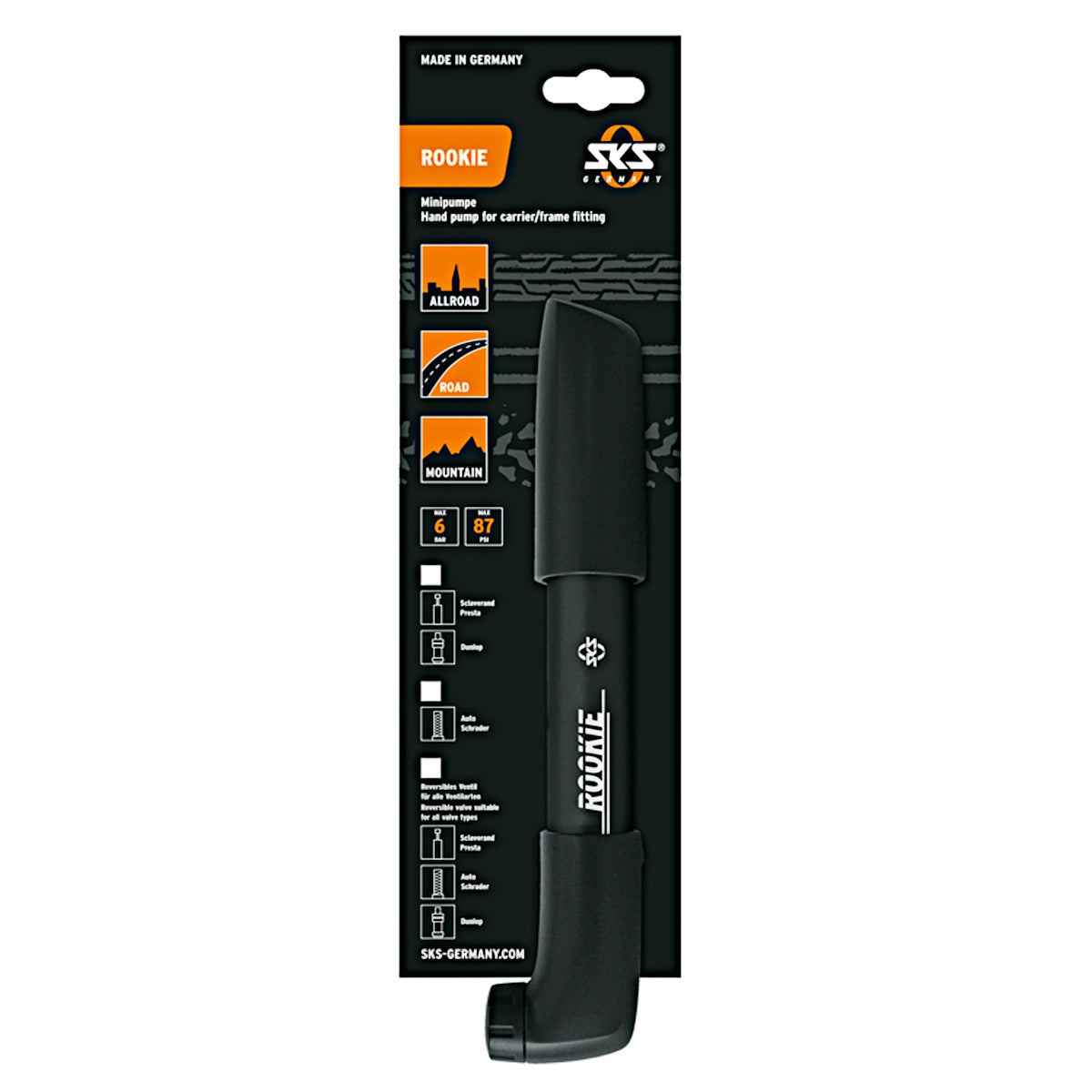 Rookie Minipumpe - schwarz