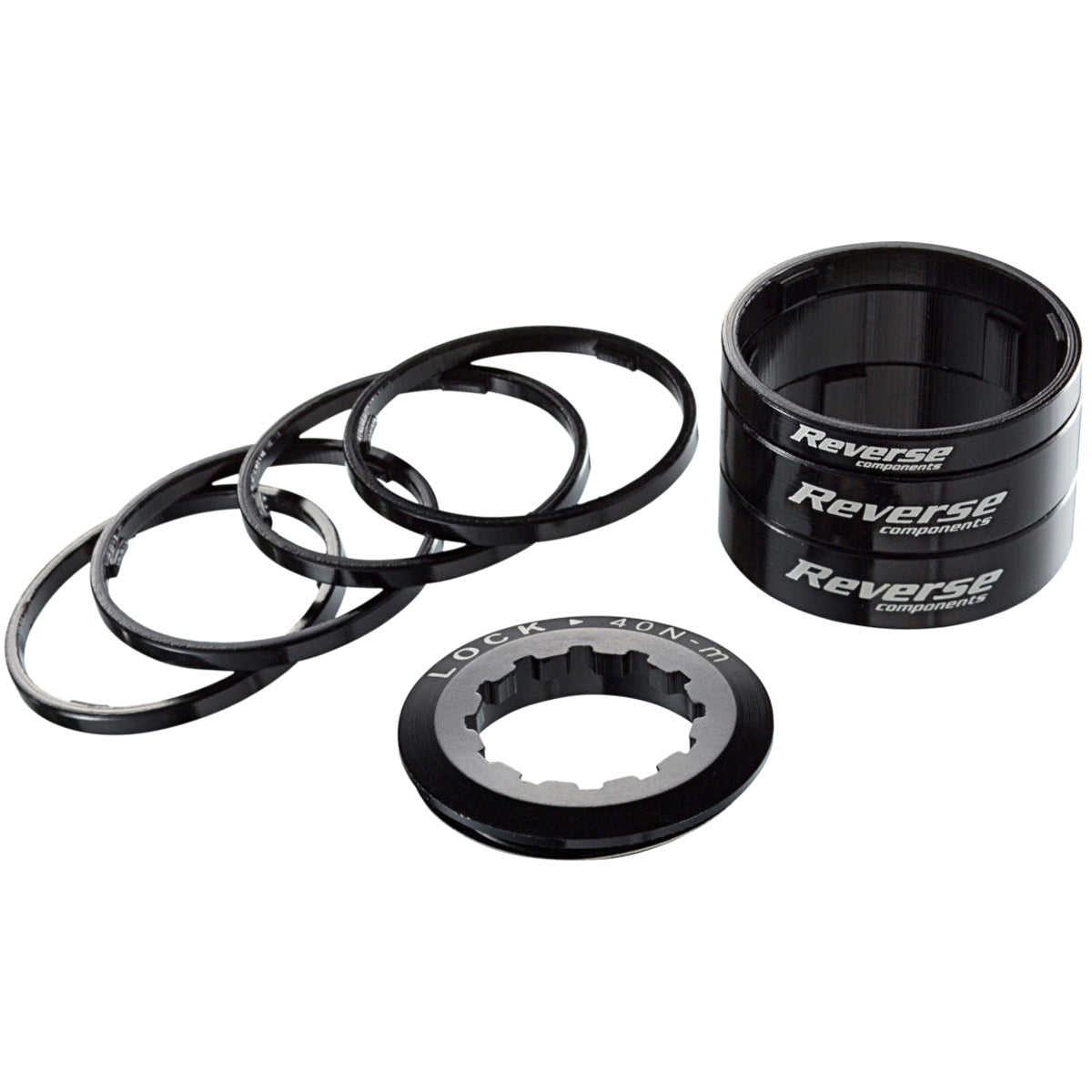 Single Speed Spacer Kit - Schwarz