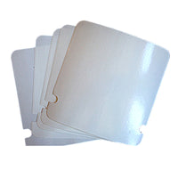 Feuilles adhésives pour tableau à chiffres - Blanc