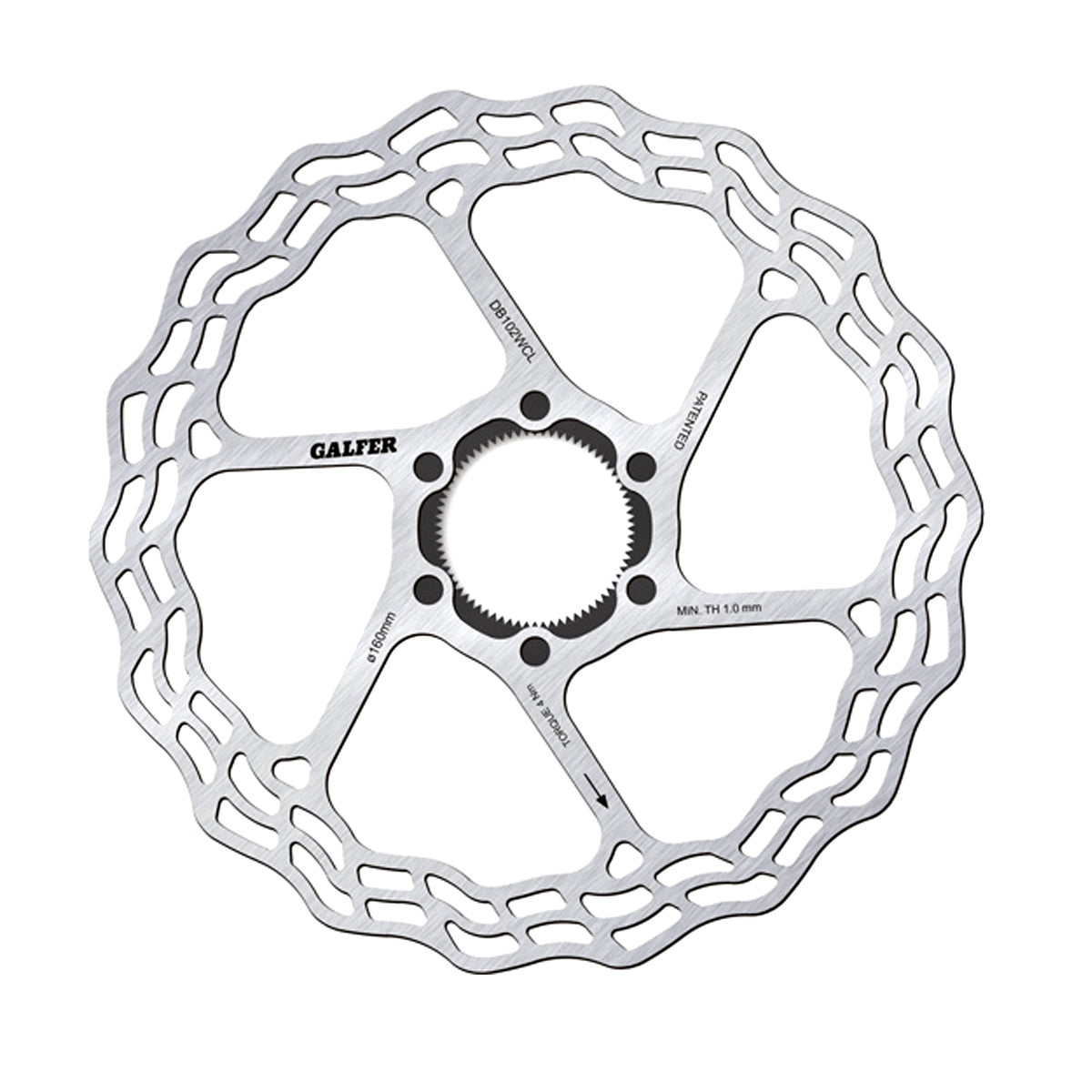 Wave Fixed Road Centerlock Bremsscheibe