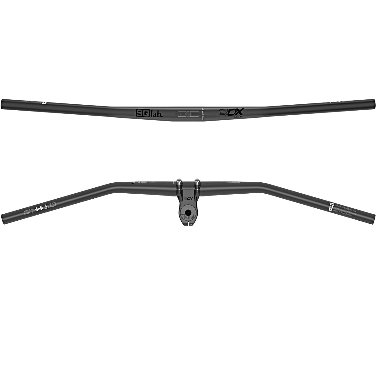 30X 16° Lenker - Schwarz