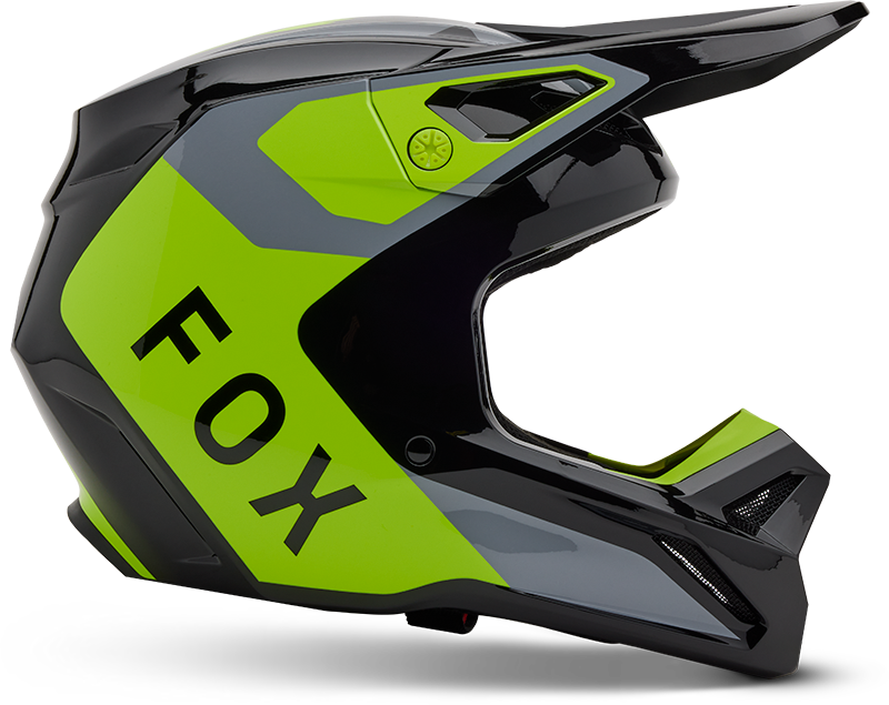 V1 Lean Helmet - Grey/Yellow