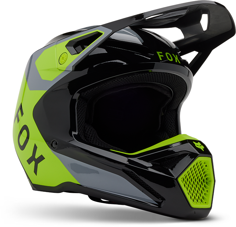 V1 Lean Helmet - Grey/Yellow