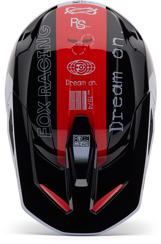 V1 Race Spec Helmet - Fluorescent Red