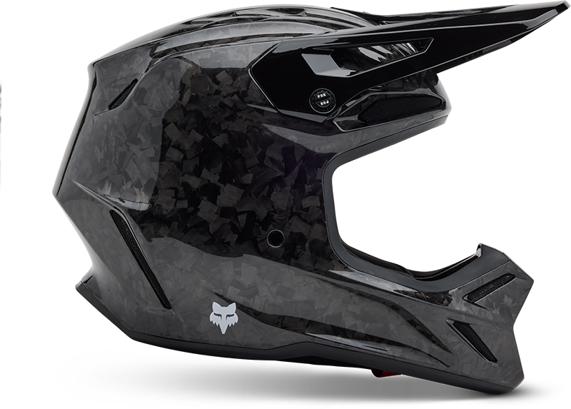 V3 RS Carbon Solid Helmet - Black