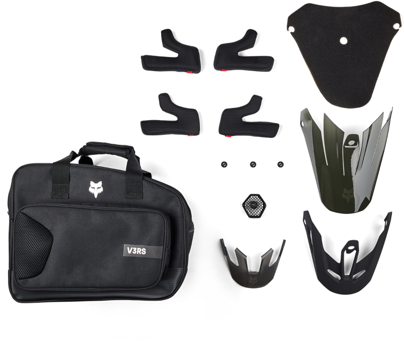 V3 RS Carbon Solid Helmet - Matte Black