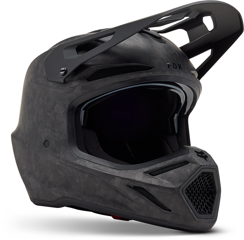 V3 RS Carbon Solid Helmet - Matte Black
