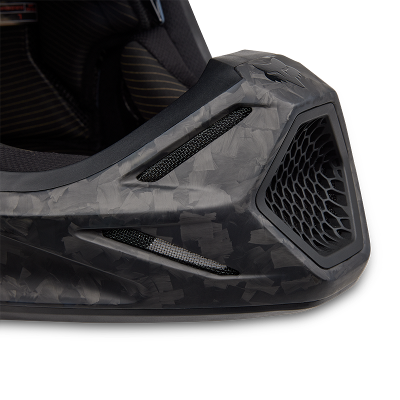 V3 RS Carbon Solid Helmet - Matte Black