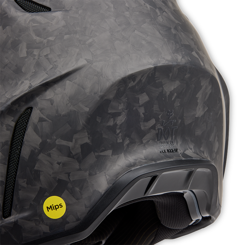 V3 RS Carbon Solid Helmet - Matte Black