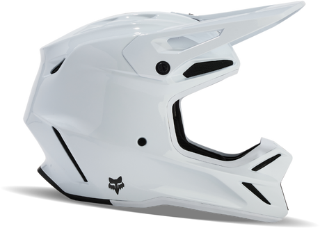 V3 RS Carbon Solid Helmet - White