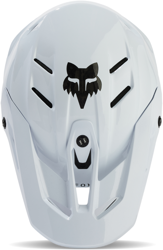V3 RS Carbon Solid Helmet - White
