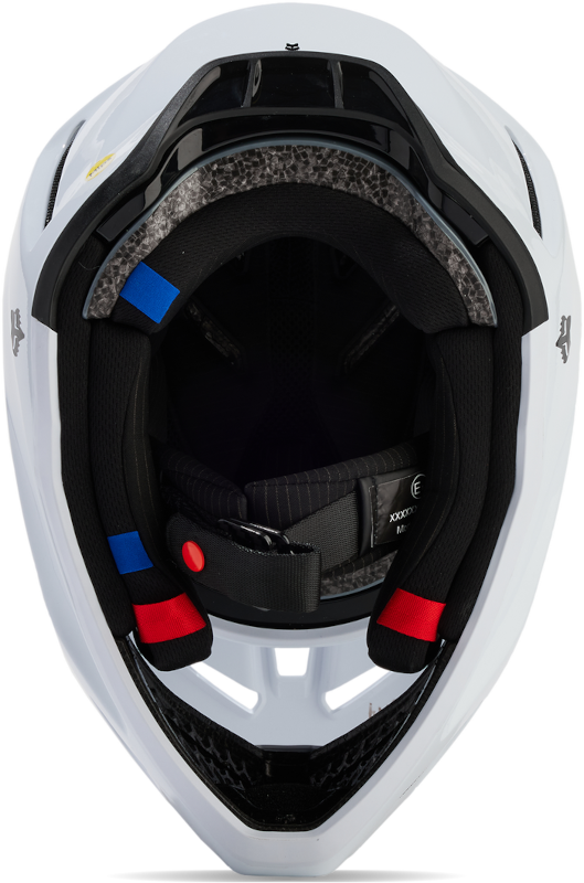 V3 RS Carbon Solid Helmet - White