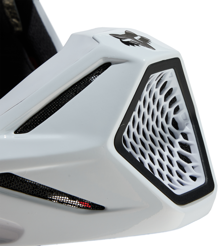 V3 RS Carbon Solid Helmet - White