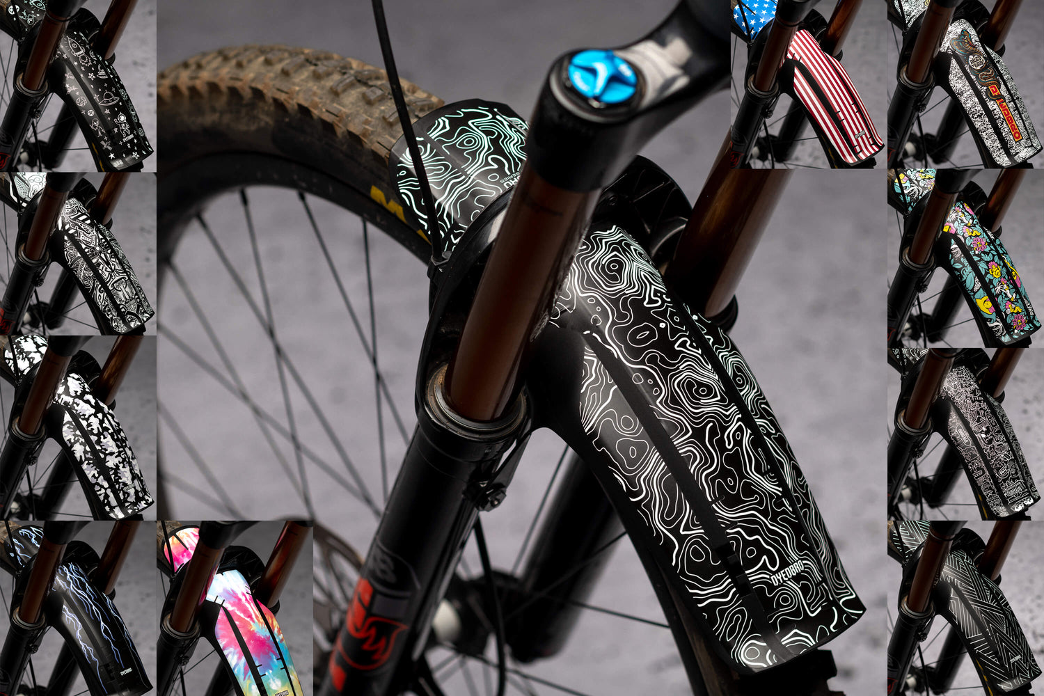 Mud Guard Decals FOX 36-38 XL