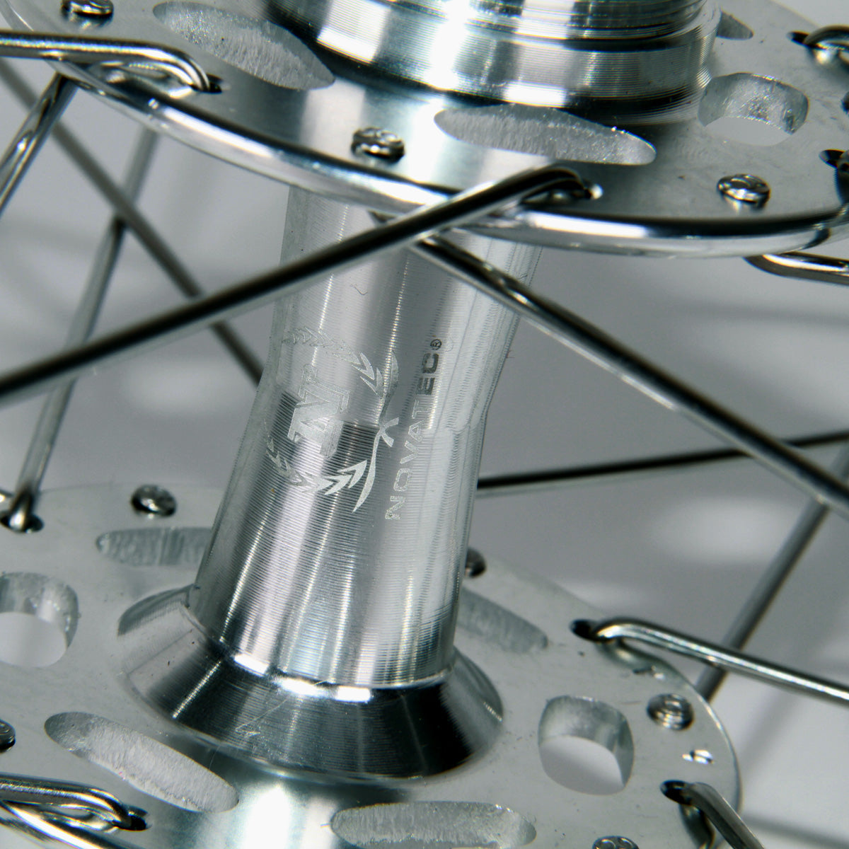 Singlespeed/Fixed Laufradsatz - silber poliert