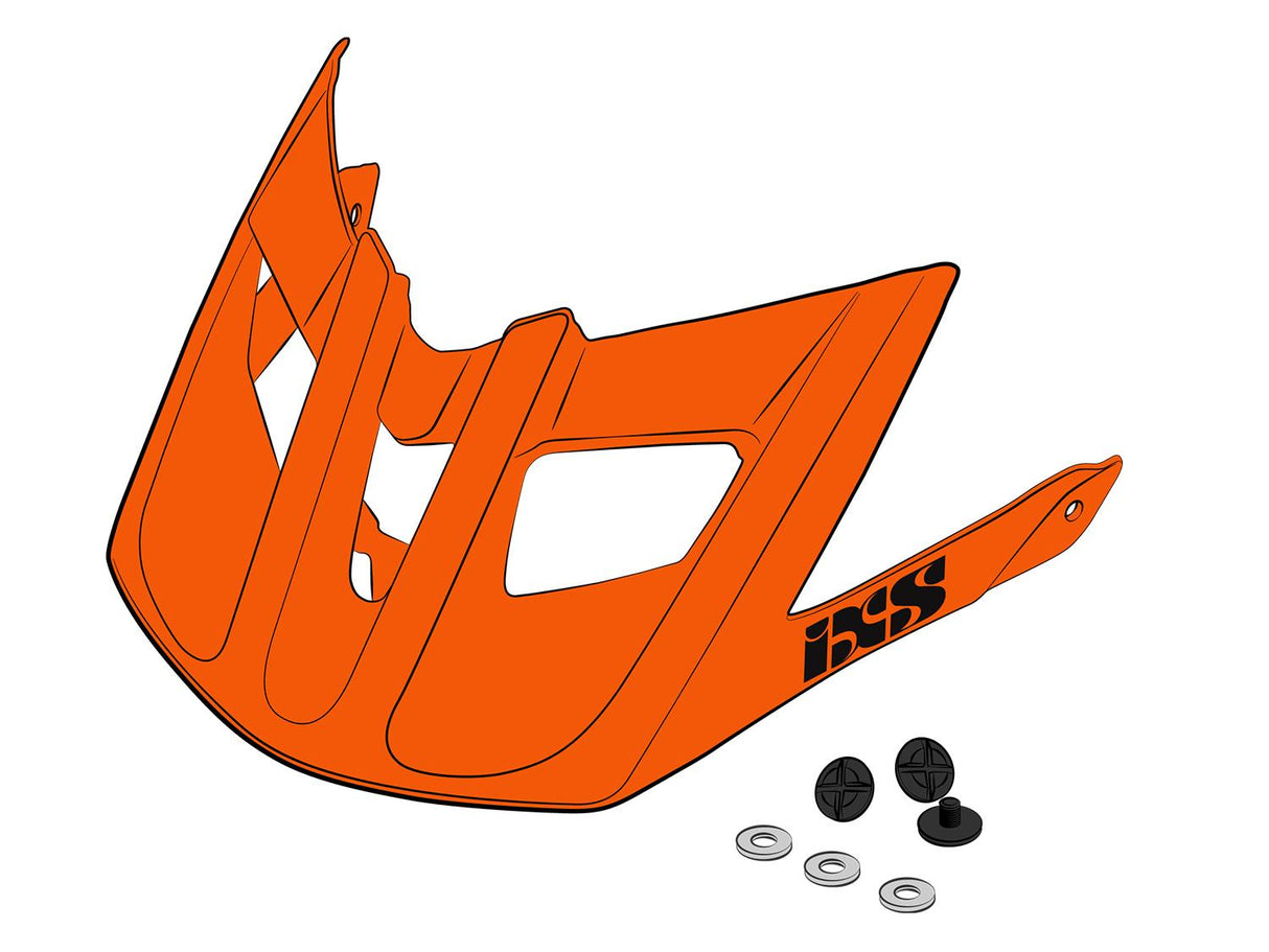 Visor + Pins Trail EVO - orange