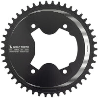 Shimano GRX Aero Chainring, 110 BCD Asymmetric, Drop-Stop ST - black