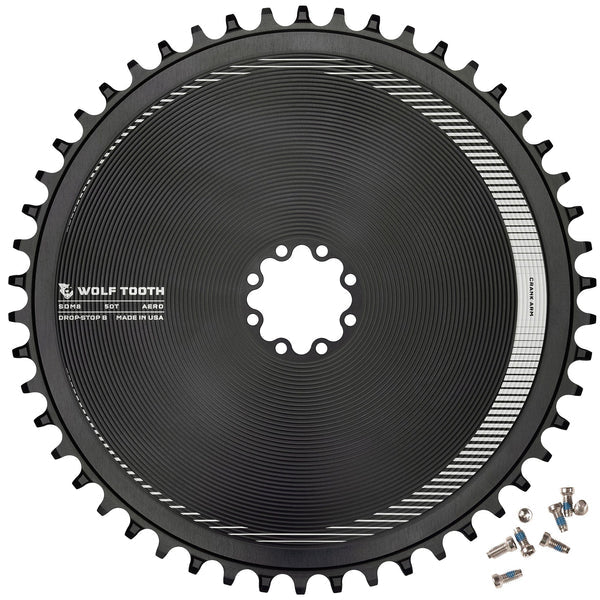 SRAM Direct Mount Aero-Kettenblatt, Standard 45mm/Offset 6mm, Drop-Stop B - black
