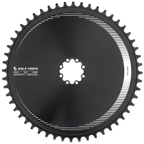 SRAM Direct Mount Aero-Kettenblatt, Standard 45mm/Offset 6mm, Drop-Stop B - black