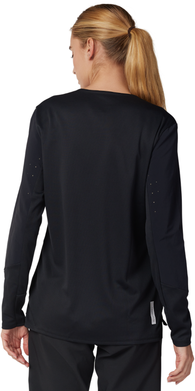 Women's Defend Long Sleeve Jersey - Black