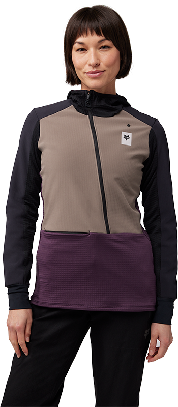 Women's Defend Thermal Hoodie - Ash
