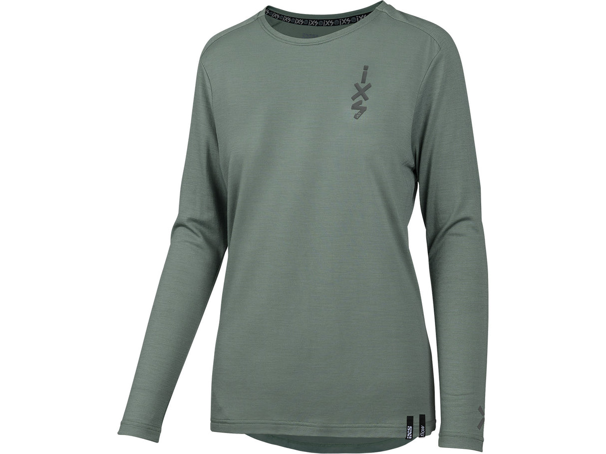 Women's Flow Merino long sleeve jersey - Sage