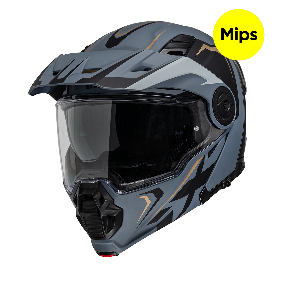 Klapphelm Venture 1.0 MIPS - matt schwarz-gold iXS