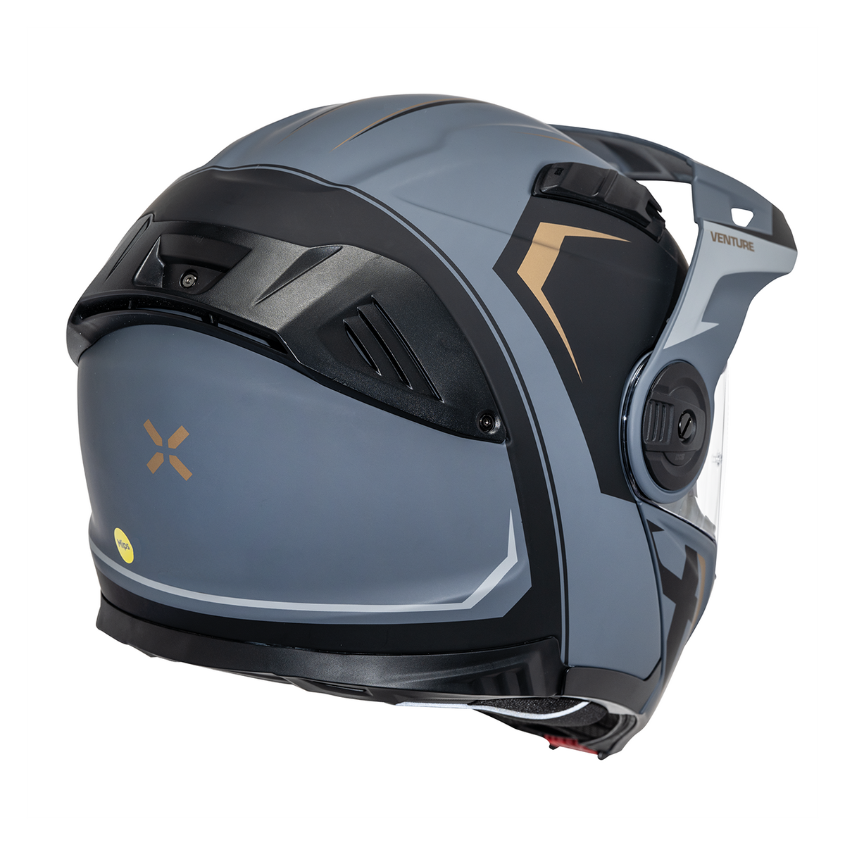 Klapphelm Venture 1.0 MIPS - matt schwarz-gold iXS