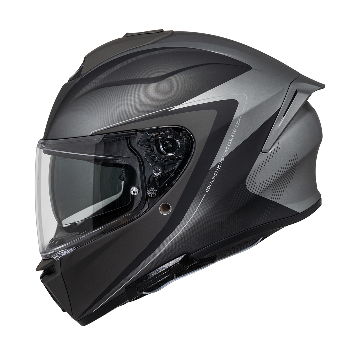Rapid 1.0 Graphic Integralhelm - matt anthrazit iXS