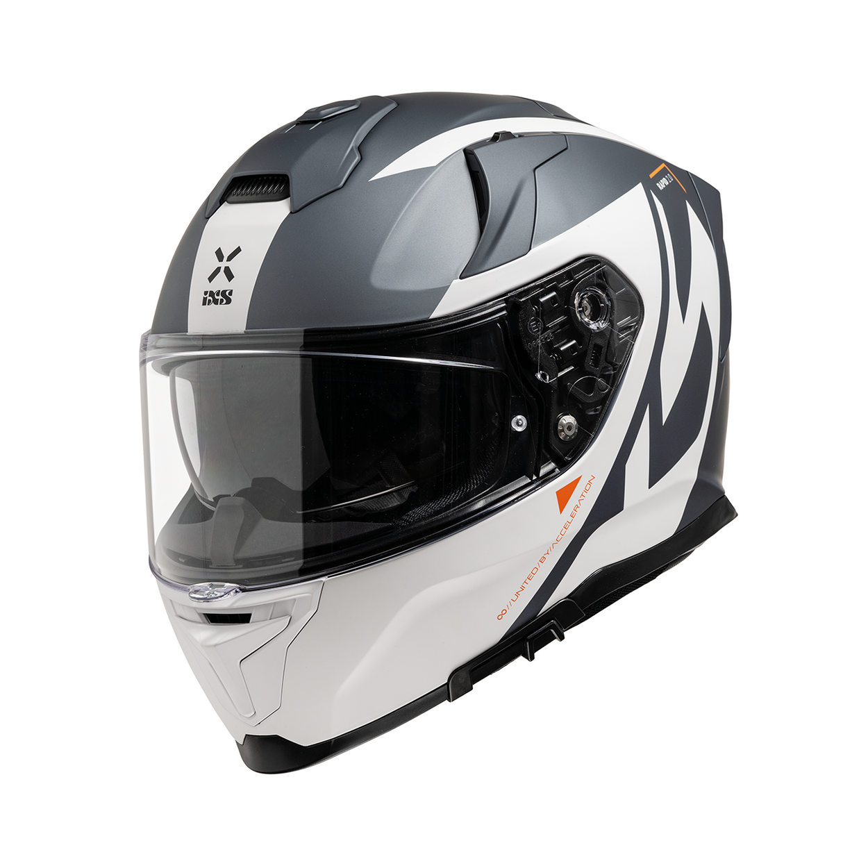 Rapid 2.0 Graphic Integralhelm - matt weiss-grau