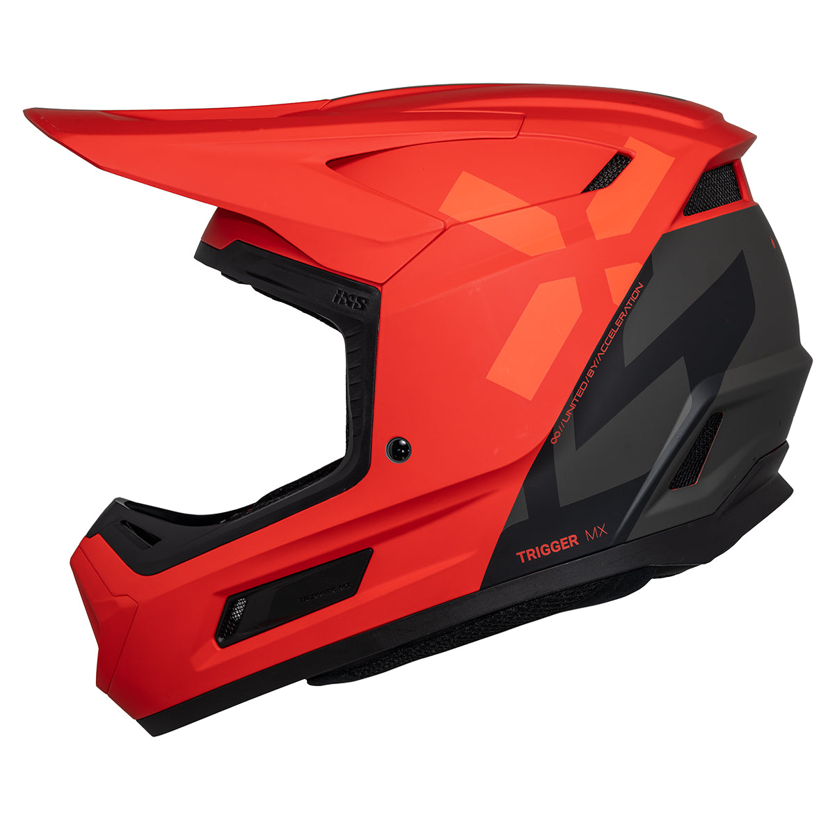 Trigger MX 1.0 Graphic MIPS Integralhelm - matt rot-schwarz