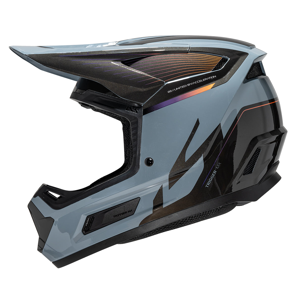 Trigger MX 1.0 Graphic MIPS Integralhelm - grau-schwarz