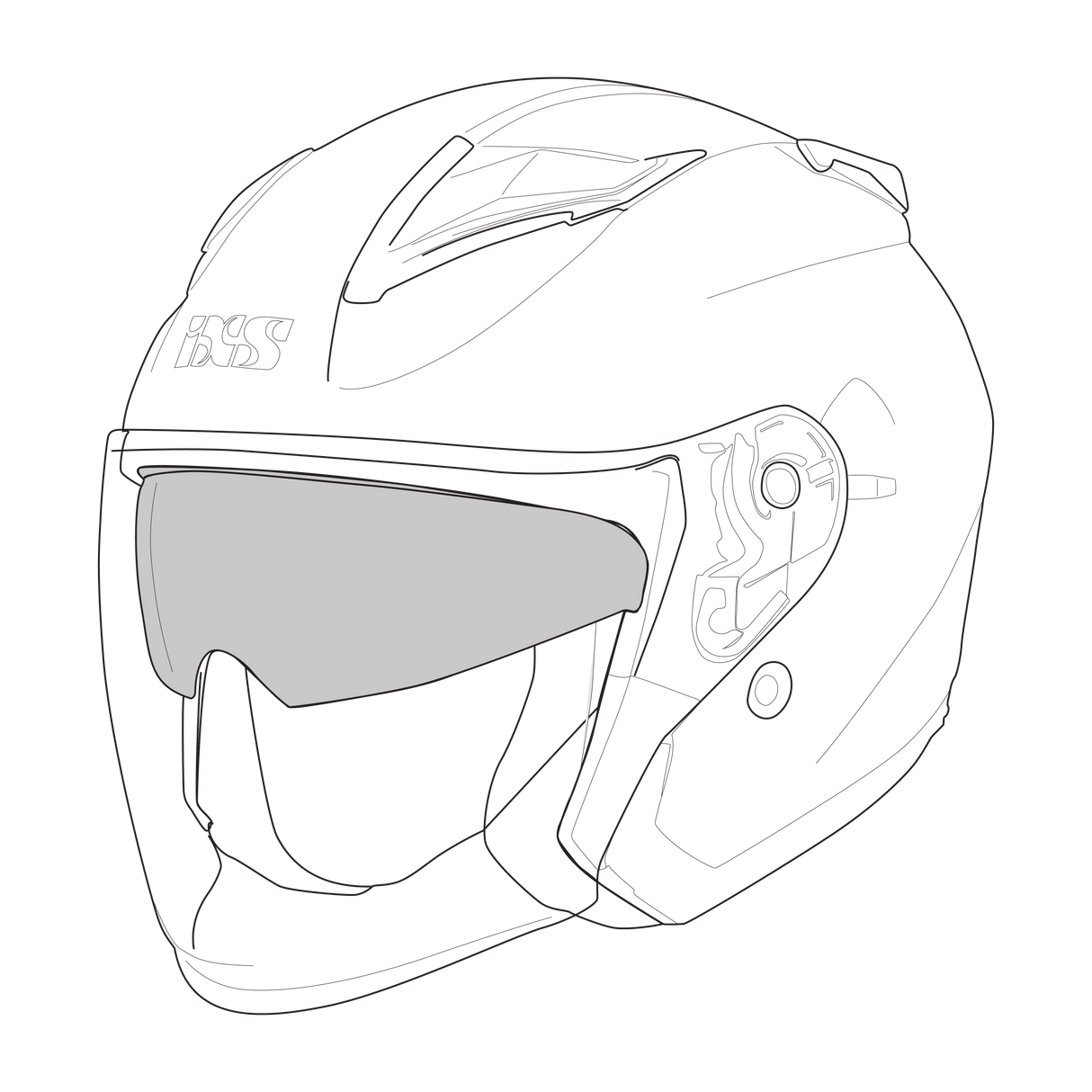 Sonnenblende iXS868 SV