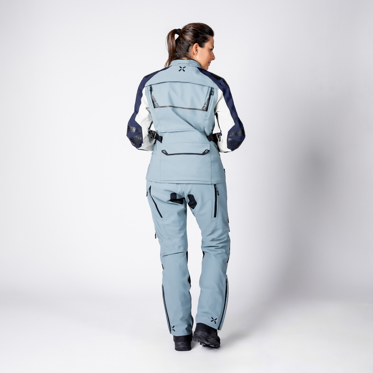 Tourster-STX 2.0 WMS Laminatjacke - dunkelblau-blau grau-cool grau iXS