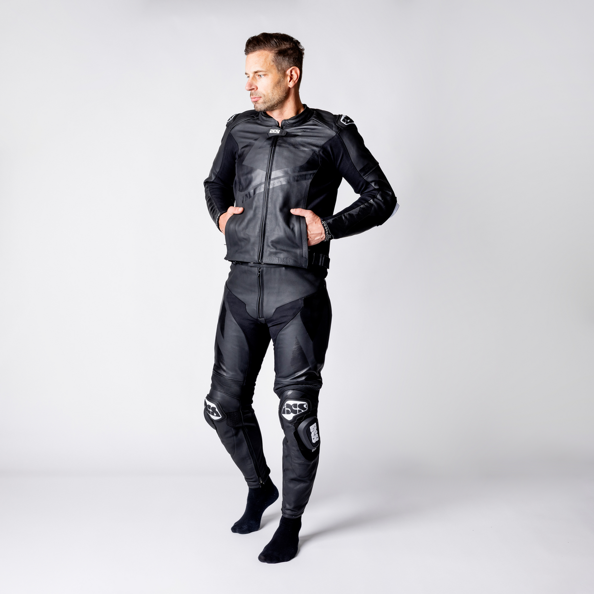 iXS-Ace 1.0 Lederkombi Zweiteiler - schwarz-08