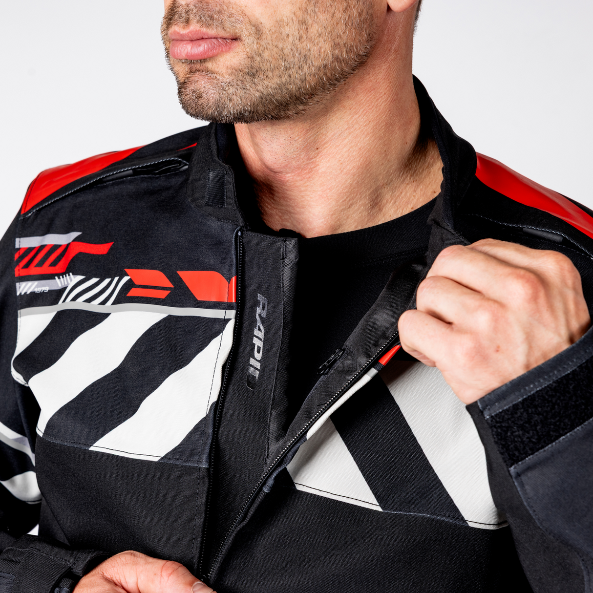 iXS-Rapid-STX 2.1 Laminatjacke - schwarz-rot-grau-19